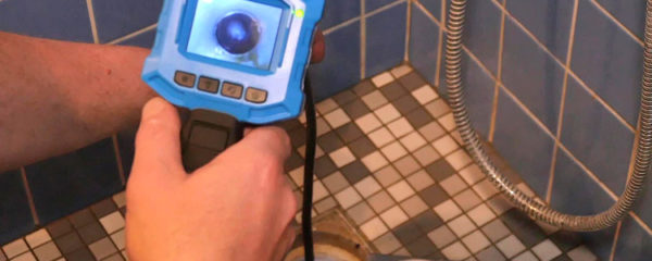 canalisation avec caméra